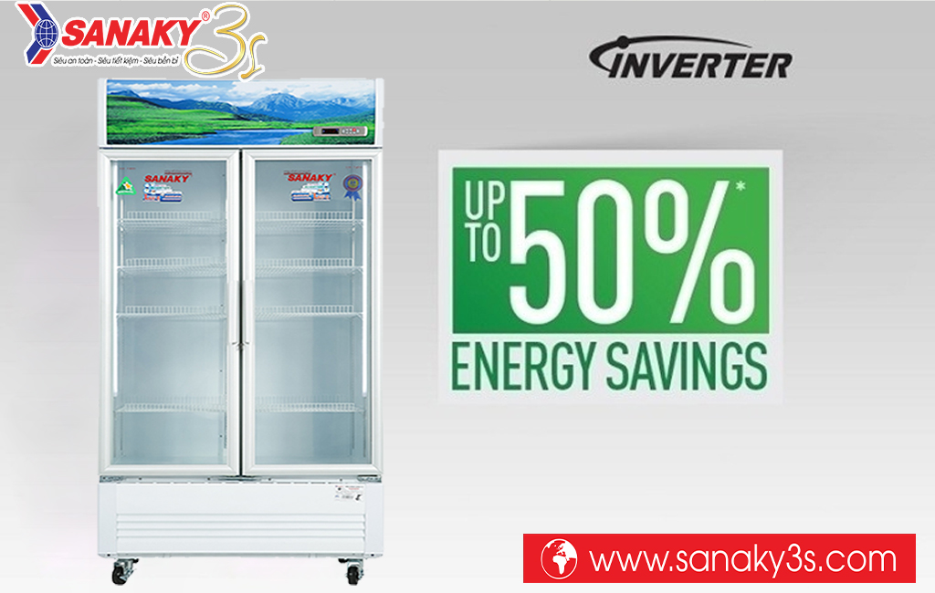 Tủ mát Sanaky Inverter DAVH-8009HP3 700L