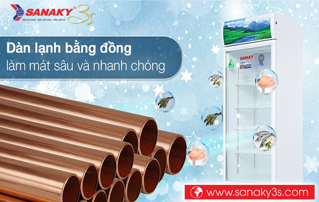 Tủ mát Sanaky VH-3589K3 350 Lít