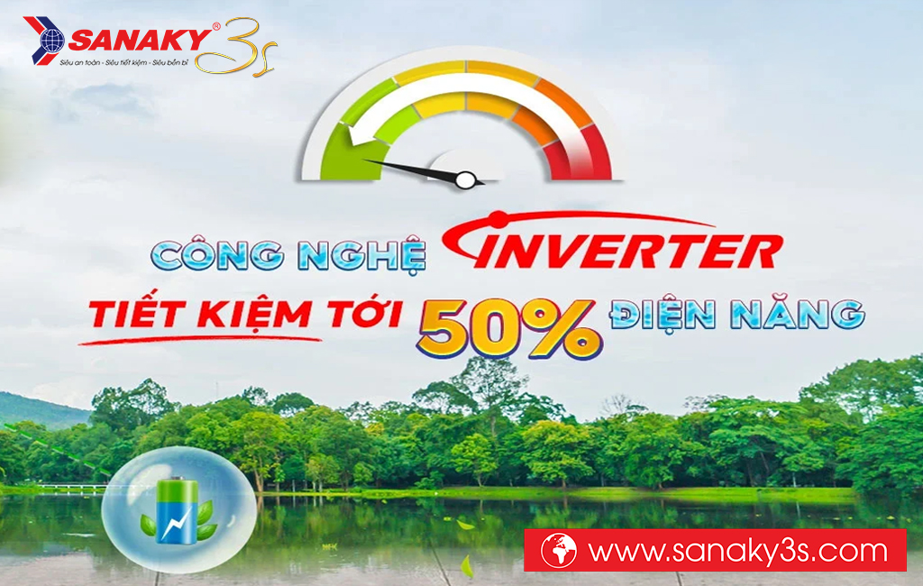 Tủ mát Sanaky inverter tiết kiệm 50% điện năng
