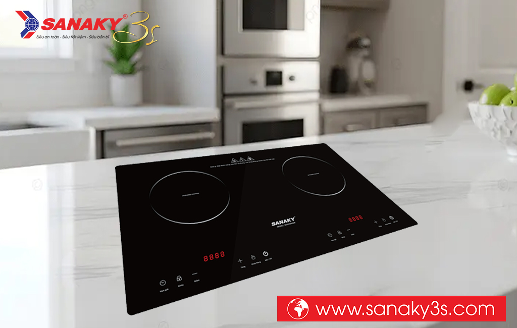 Bếp Hồng Ngoại Đôi Sanaky VH-8100HGW