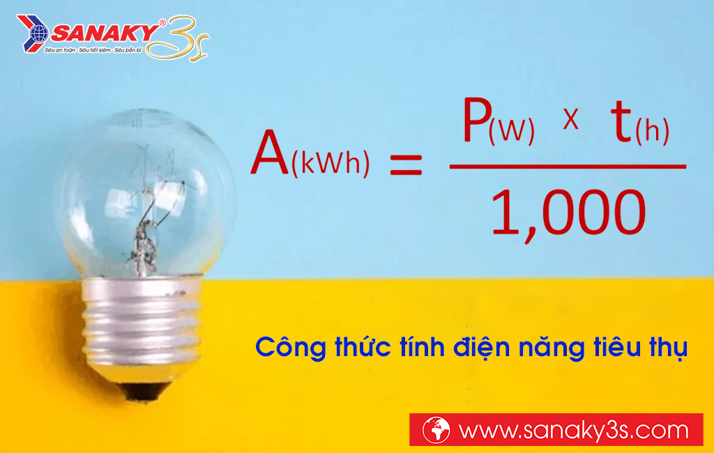 Công thức tính điện năng tiêu thụ của tủ đông