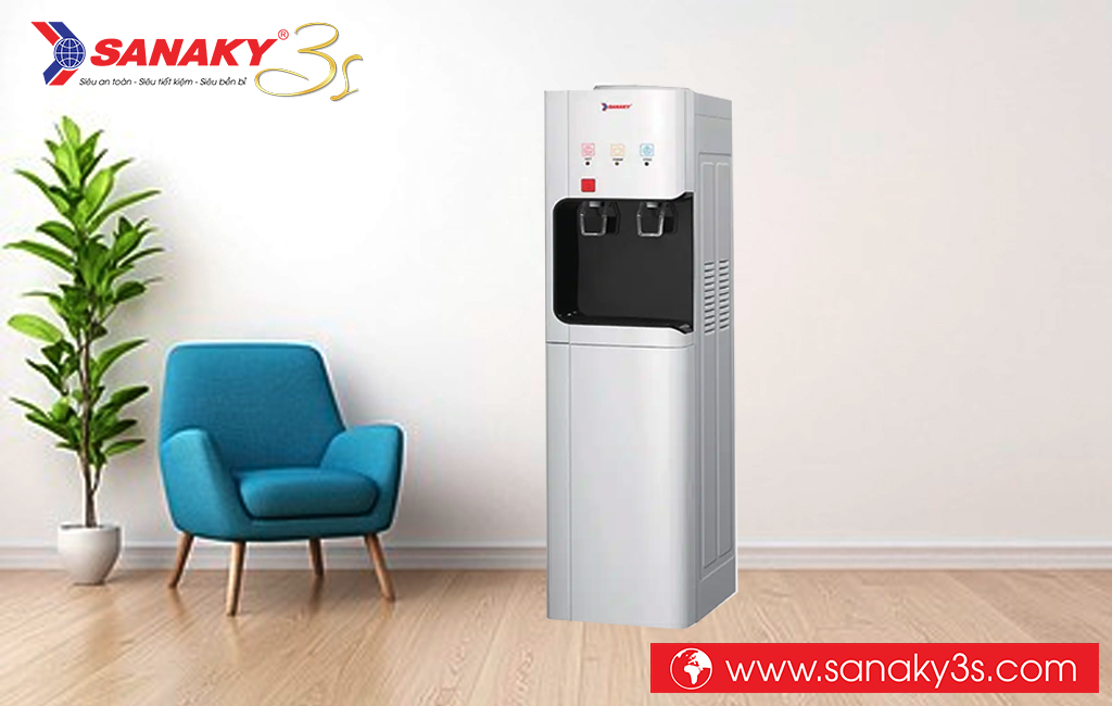 Đặt cây nước Sanaky ổn định Gas