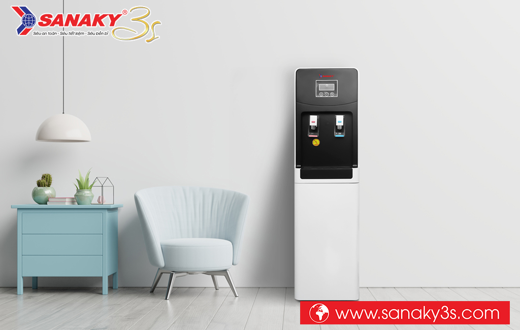 Đặt cây nước nóng lạnh Sanaky cách tường 15cm