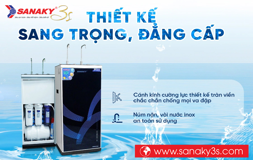 Máy lọc nước Sanaky sang trọng