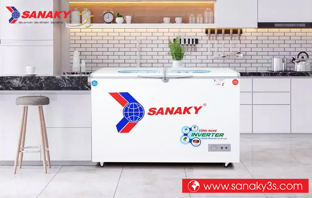Tủ đông Sanaky 2 ngăn VH-4099W3