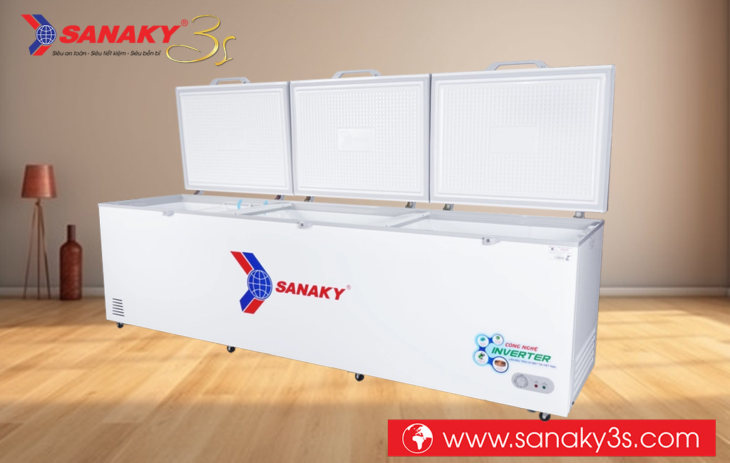 Tủ đông Sanaky VH-1399HY3 3 cánh mở