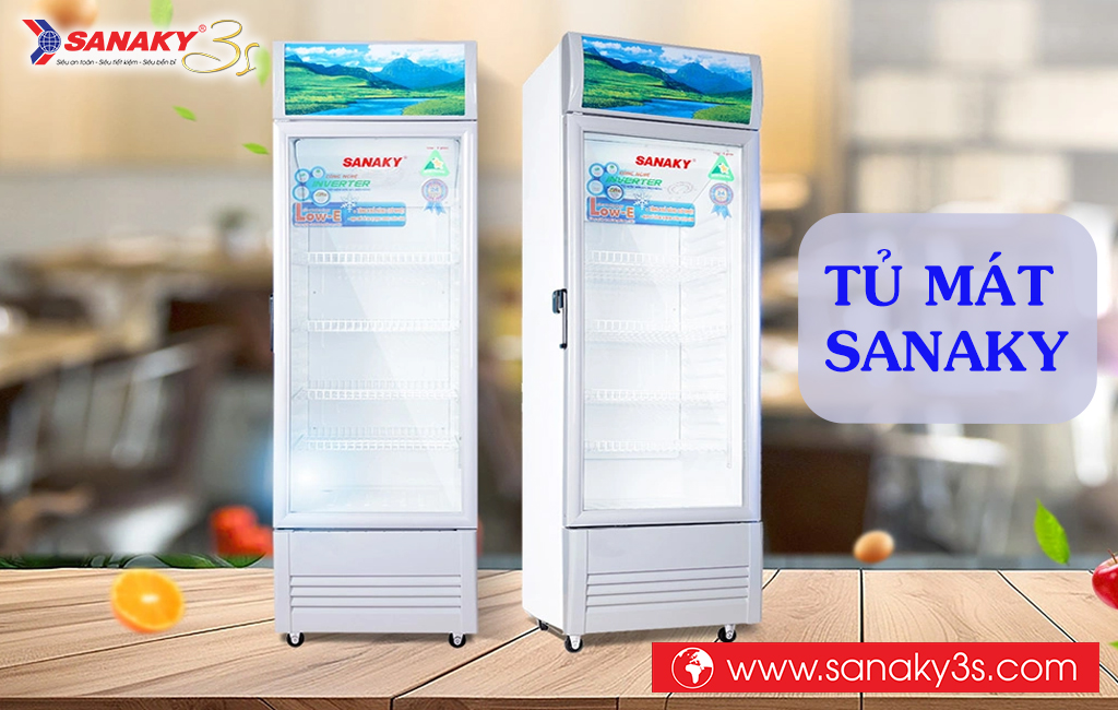 Tủ mát Sanaky 1 cánh chính hãng