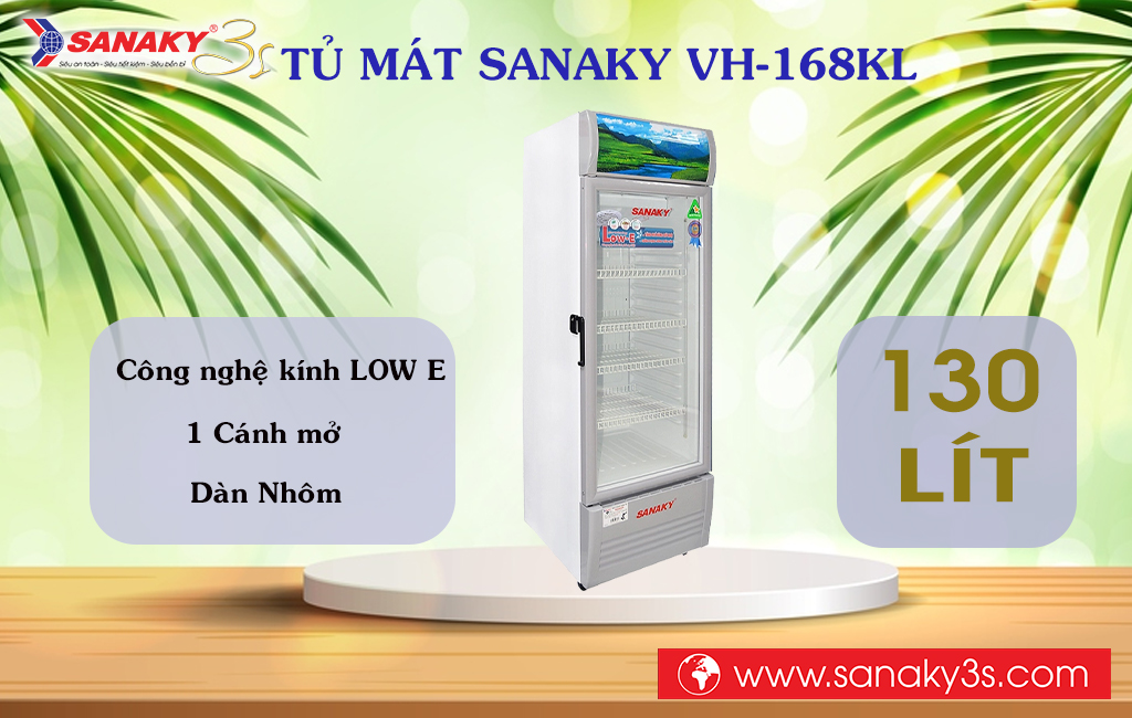 Tủ mát Sanaky VH-168KL