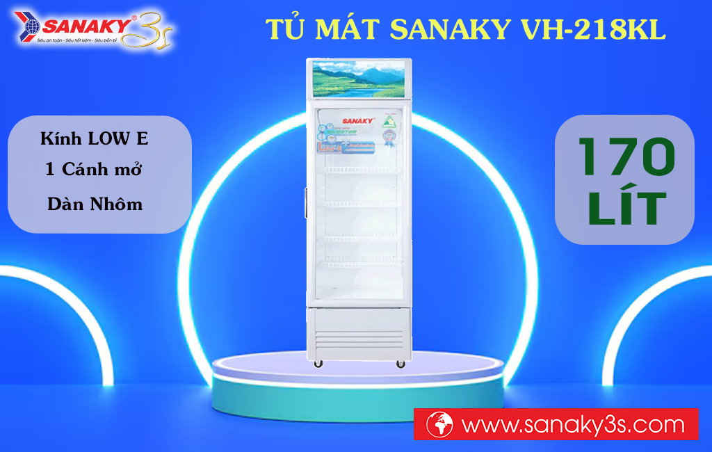 Tủ mát Sanaky VH-218KL