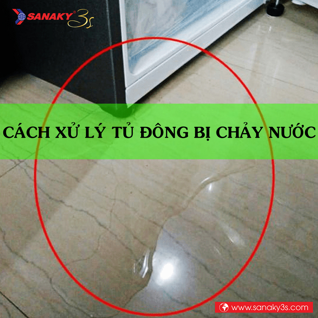 6 Cách xử lý tủ đông bị chảy nước