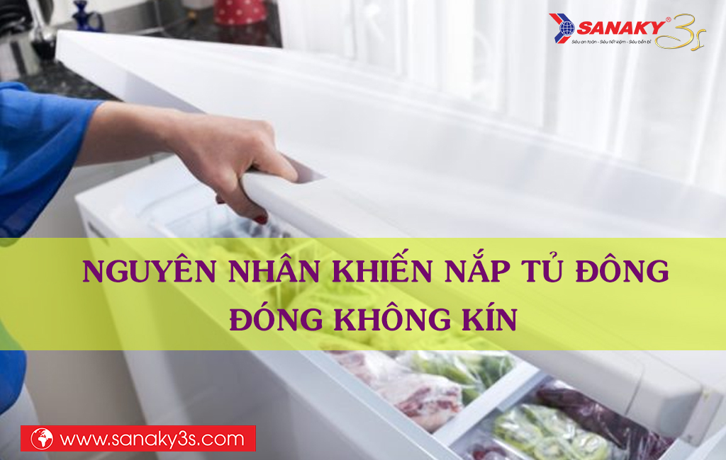 Nguyên nhân khiến nắp tủ đông đóng không kín