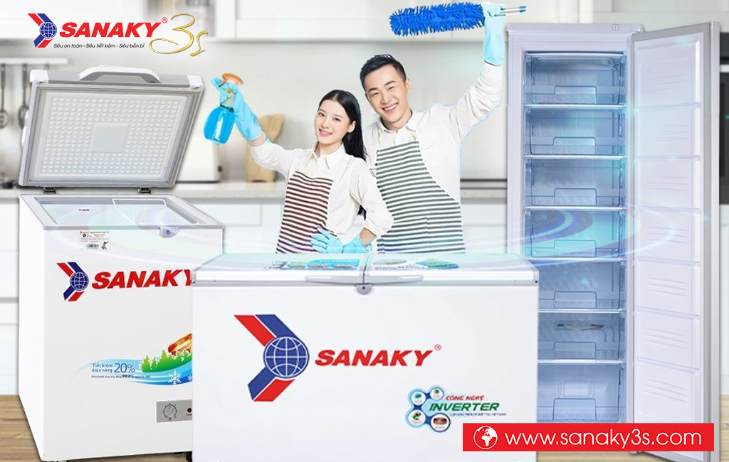 Vệ sinh tủ đông Sanaky