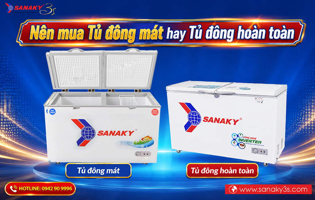 Nên chọn tủ đông mát hay tủ đông hoàn toàn ?