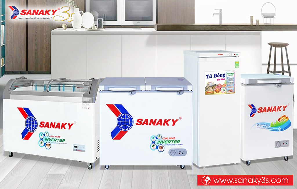 Tủ đông dân dụng thương hiệu Sanaky