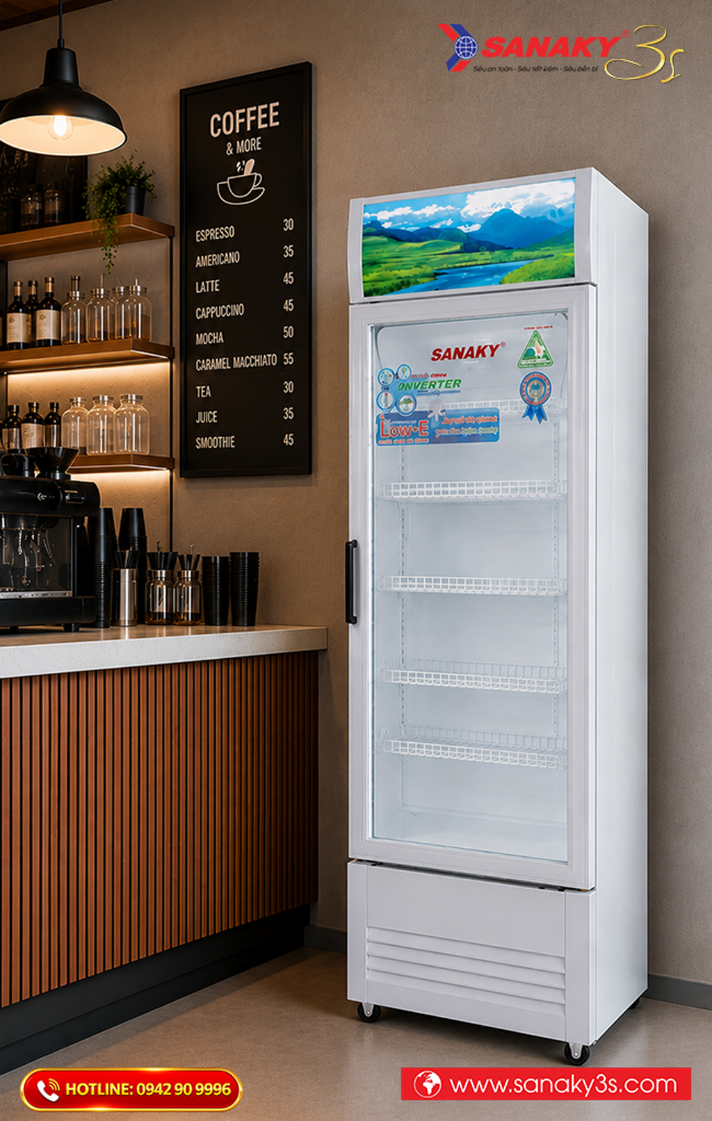 Đặt tủ vị trí bằng phẳng khô ráo