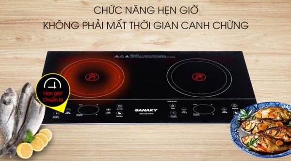 Chế độ hẹn giờ nấu tiện dụng